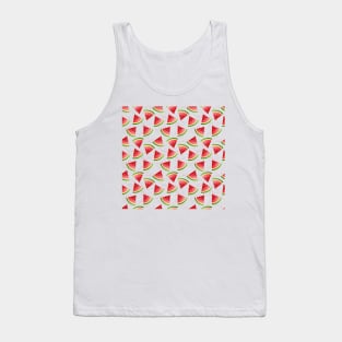 Watermelon Pieces Minimalist Pattern Tank Top